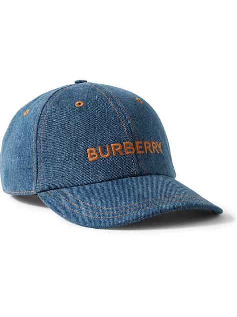 burberry monogram denim baseball cap|burberry beret.